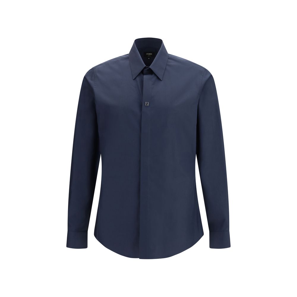 Camicia Fendi in cotone blu