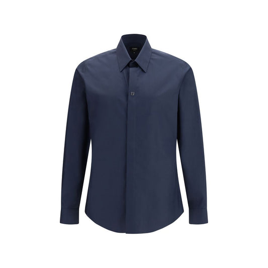 Camicia Fendi in cotone blu
