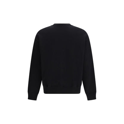 Felpa in cotone nero Moschino