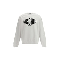 Felpa Moschino in cotone bianco