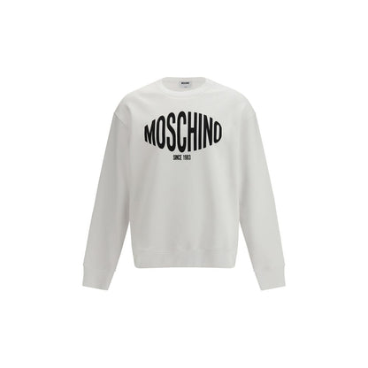 Felpa Moschino in cotone bianco