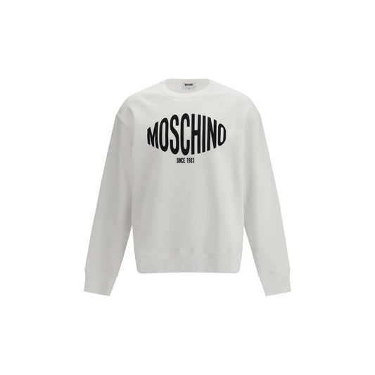 Felpa Moschino in cotone bianco
