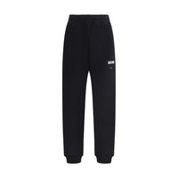 Moschino Pantaloni Casual Neri in Cotone