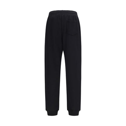Moschino Pantaloni Casual Neri in Cotone