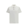 Polo Ferragamo in cotone bianco