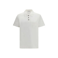 Polo Ferragamo in cotone bianco