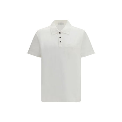 Polo Ferragamo in cotone bianco