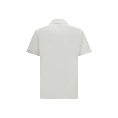 Polo Ferragamo in cotone bianco