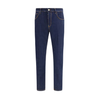 Jean en denim de coton bleu PT Torino