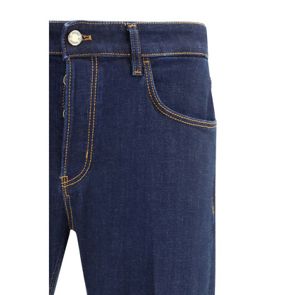 Jean en denim de coton bleu PT Torino
