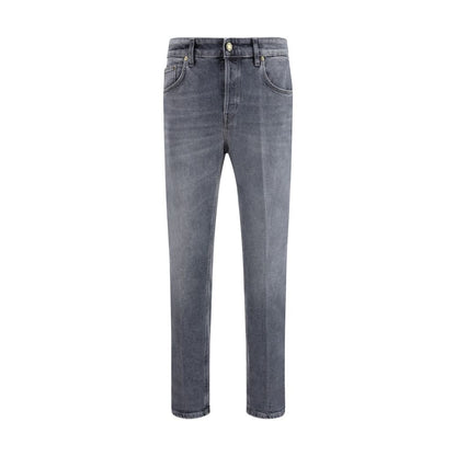 Jeans in denim di cotone grigio PT Torino