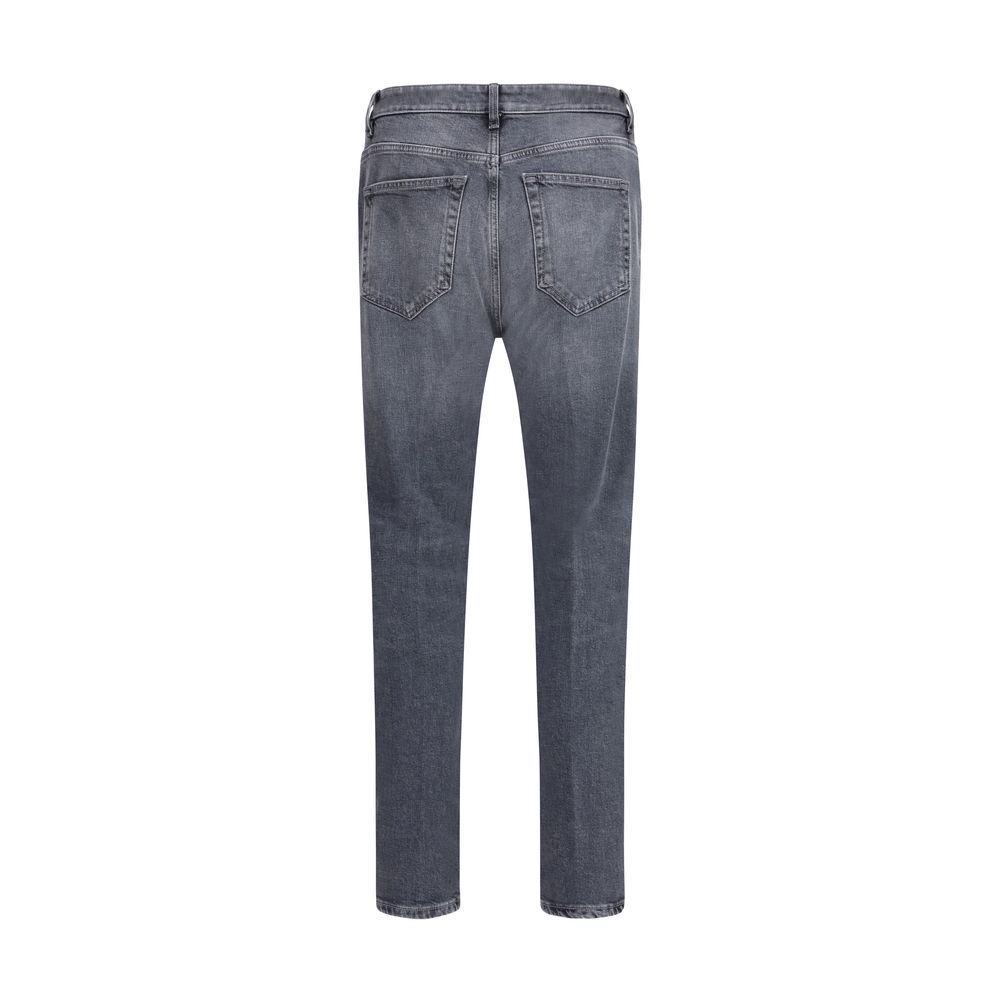 Jeans in denim di cotone grigio PT Torino
