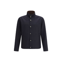 Herno Cappotto Blu in Elastan