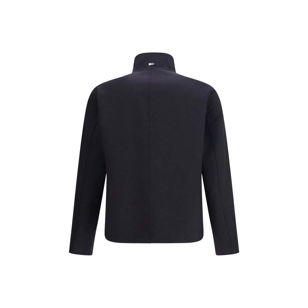 Herno Cappotto Blu in Elastan