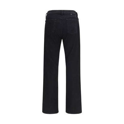 Golden Goose Jeans Slim Fit in Cotone Nero