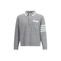 Chemise habillée en lin gris Thom Browne