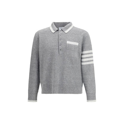 Chemise habillée en lin gris Thom Browne