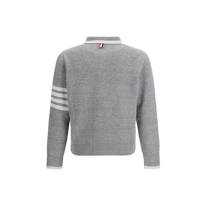 Chemise habillée en lin gris Thom Browne