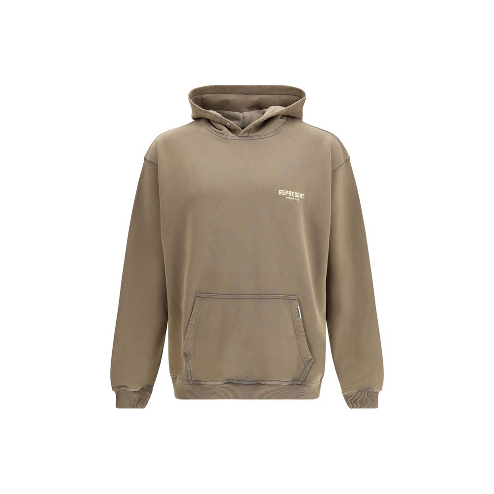 Représenter le pull en coton marron