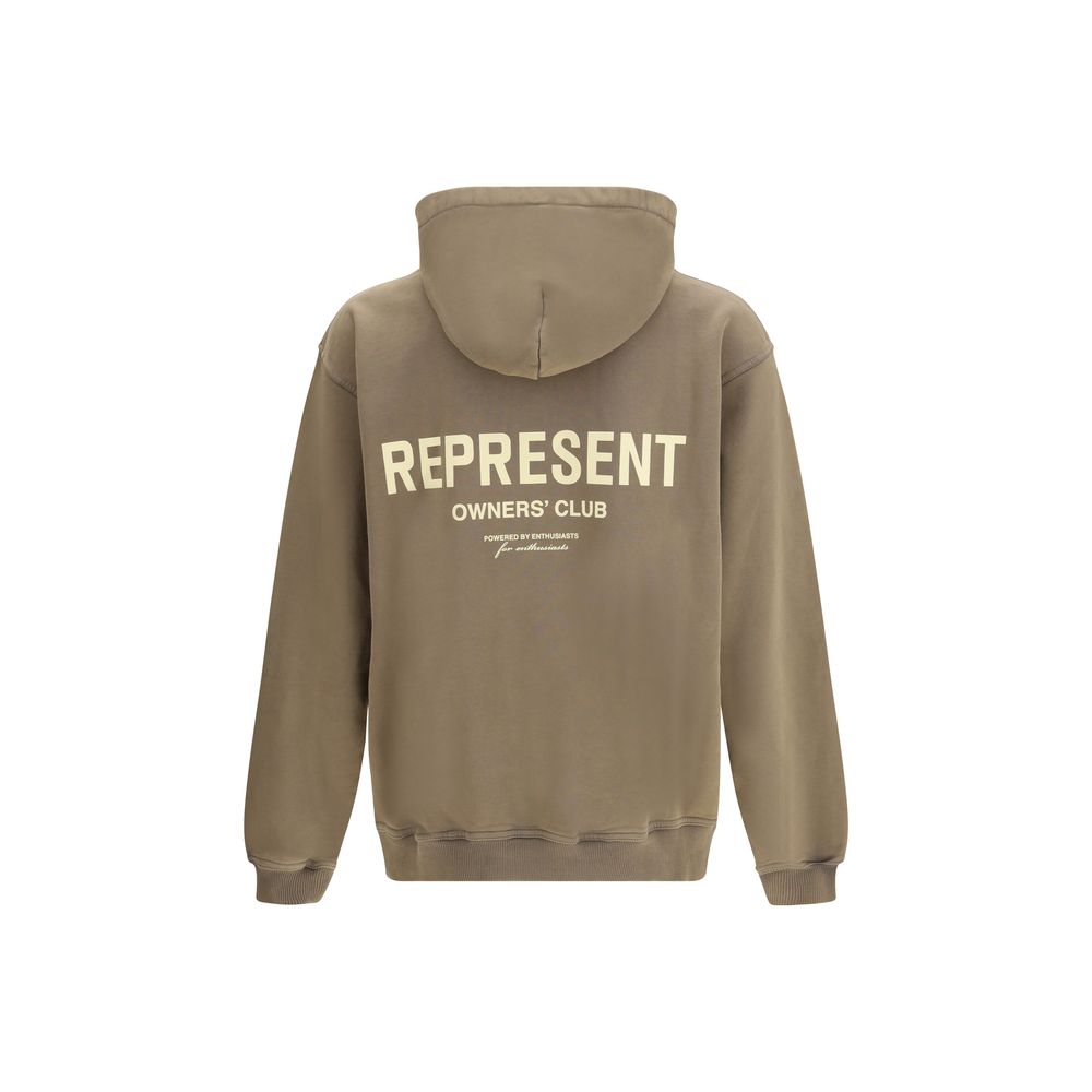 Représenter le pull en coton marron