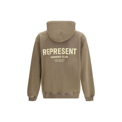 Représenter le pull en coton marron