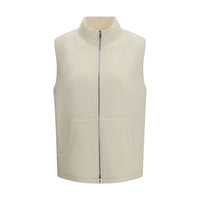 Veste sans manches RIER en laine beige Oves Aries