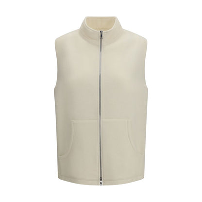 Veste sans manches RIER en laine beige Oves Aries