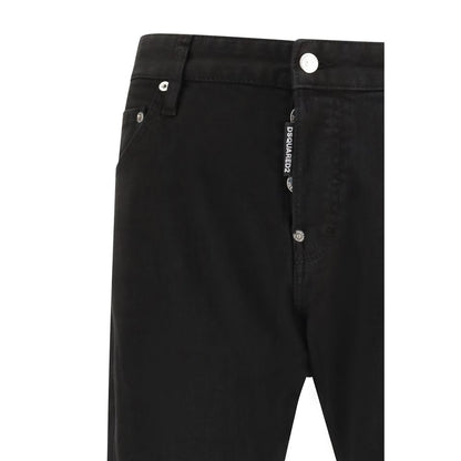 Jeans slim fit in cotone nero Dsquared²