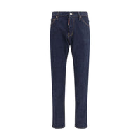 Dsquared² Jeans in Denim di Cotone Blu