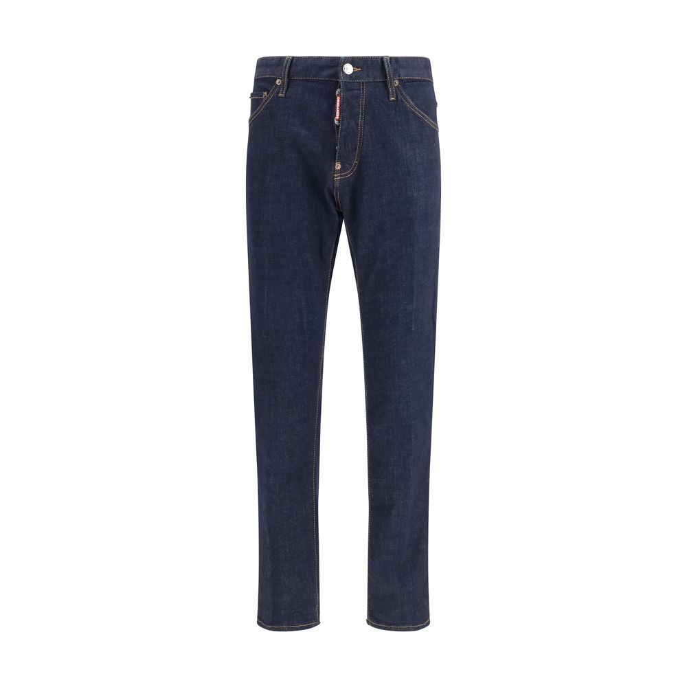 Dsquared² Jeans in Denim di Cotone Blu
