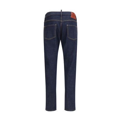 Dsquared² Jeans in Denim di Cotone Blu