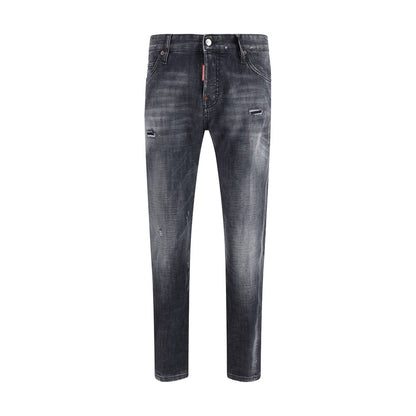 Jean slim en coton noir Dsquared²