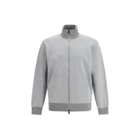 Felpa Brioni in cotone grigio