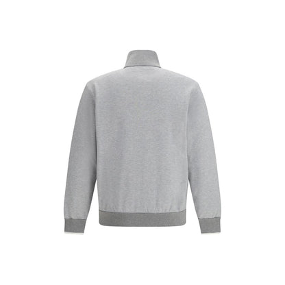 Felpa Brioni in cotone grigio