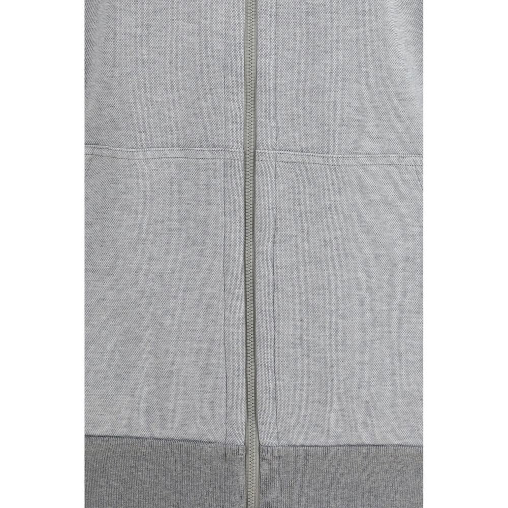 Felpa Brioni in cotone grigio
