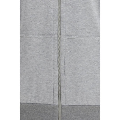 Felpa Brioni in cotone grigio
