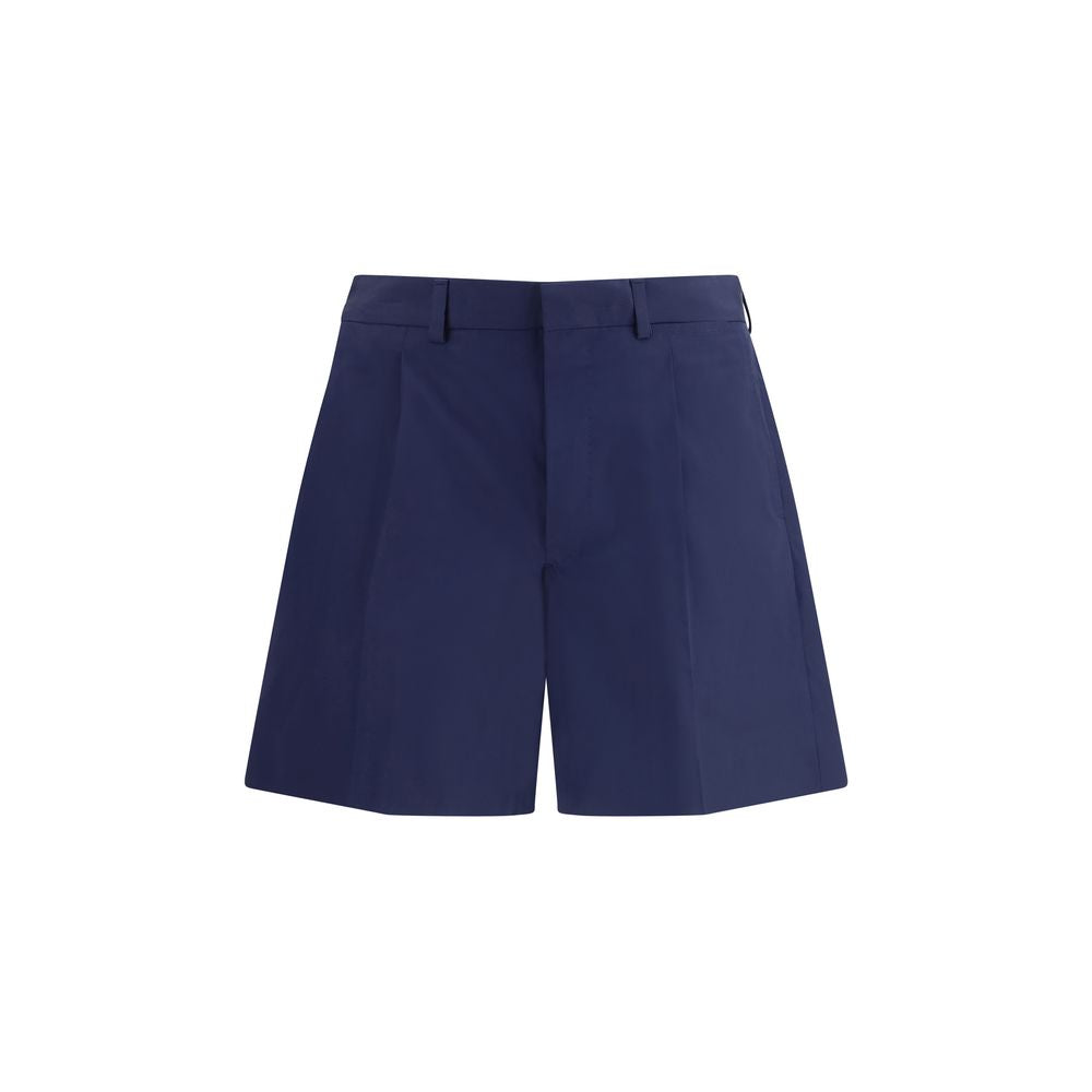 Bermuda Prada in cotone blu