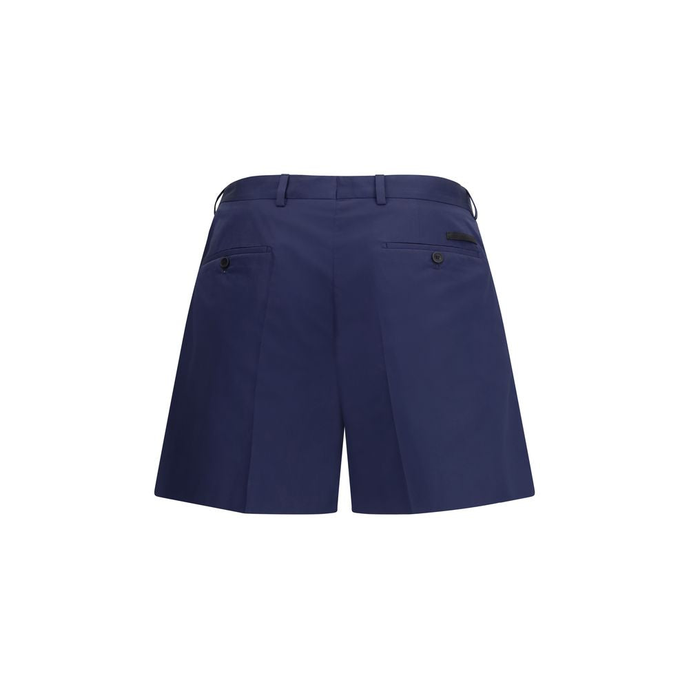 Bermuda Prada in cotone blu