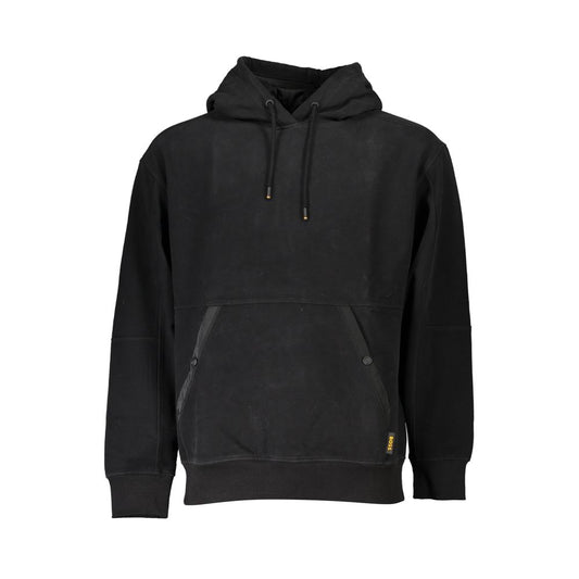 Felpa Hugo Boss nera in cotone da uomo
