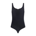 Wolford Black Cotton Bodysuit