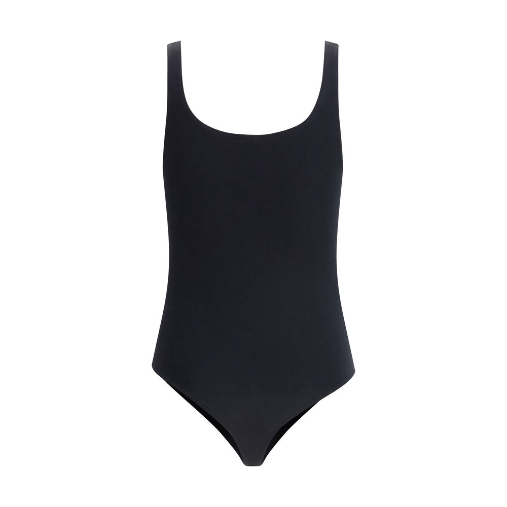 Wolford Body Nero in Cotone