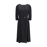 Robe décontractée Prada en acétate noir