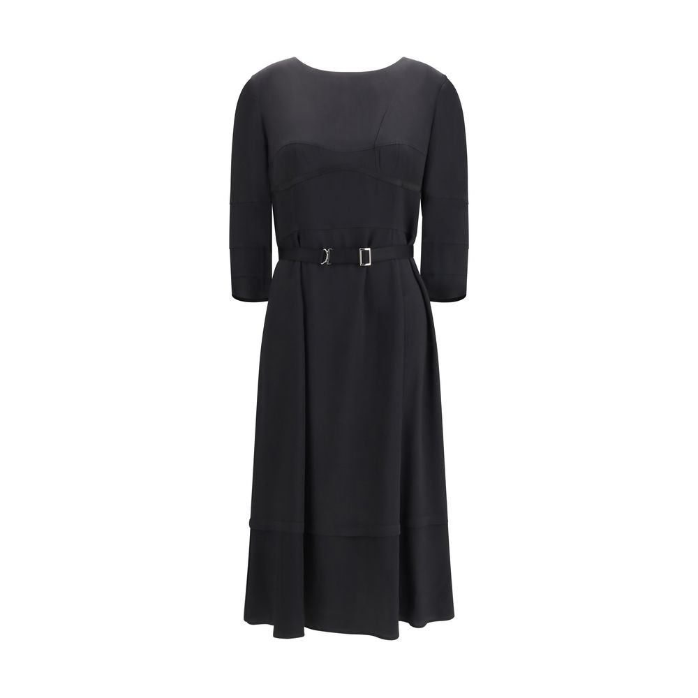 Robe décontractée Prada en acétate noir