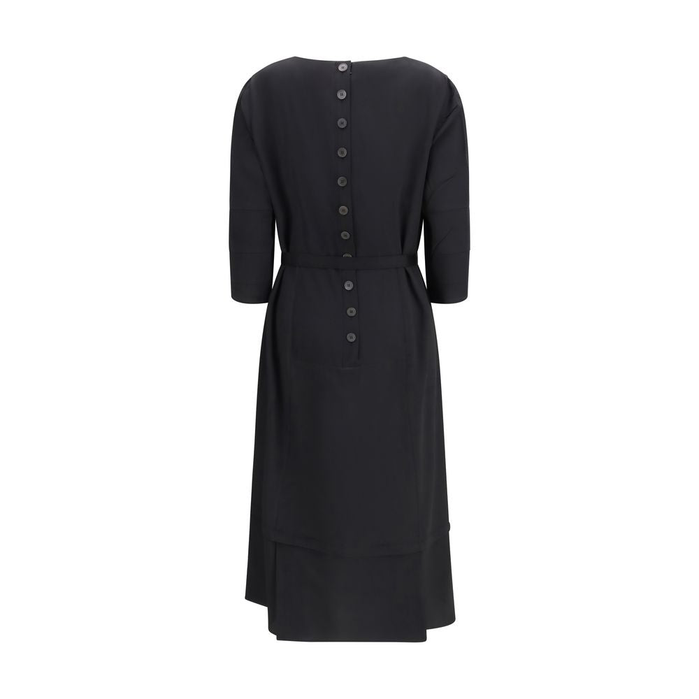 Robe décontractée Prada en acétate noir