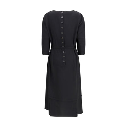 Robe décontractée Prada en acétate noir