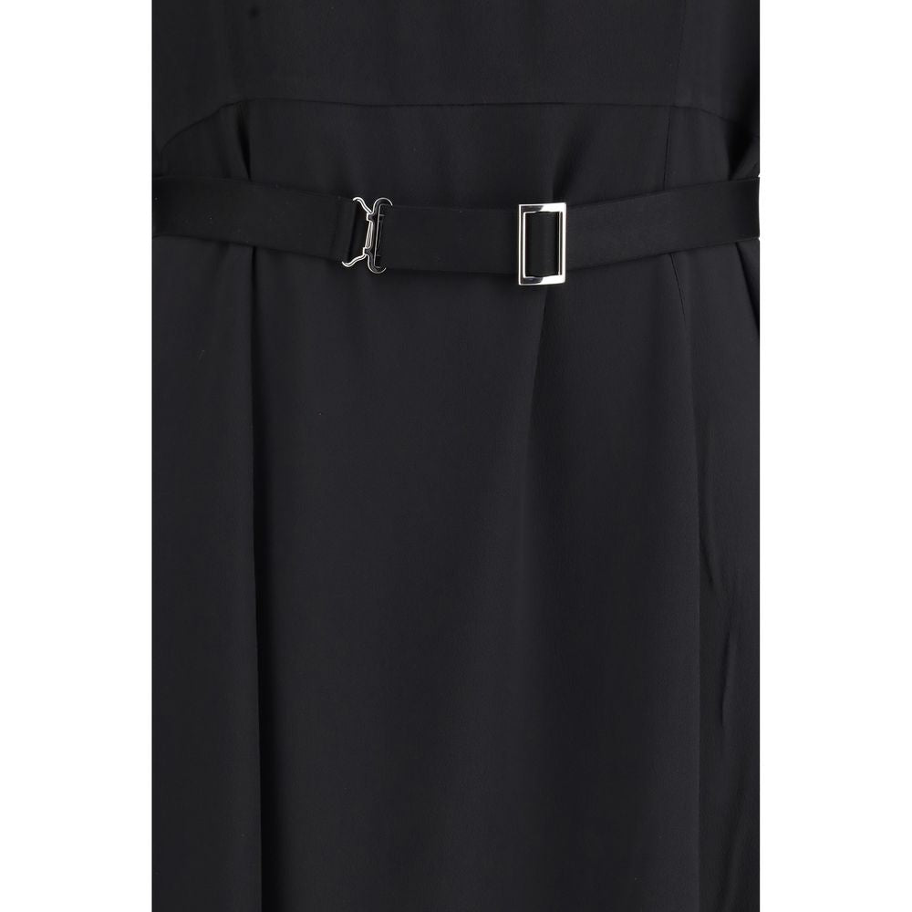 Robe décontractée Prada en acétate noir