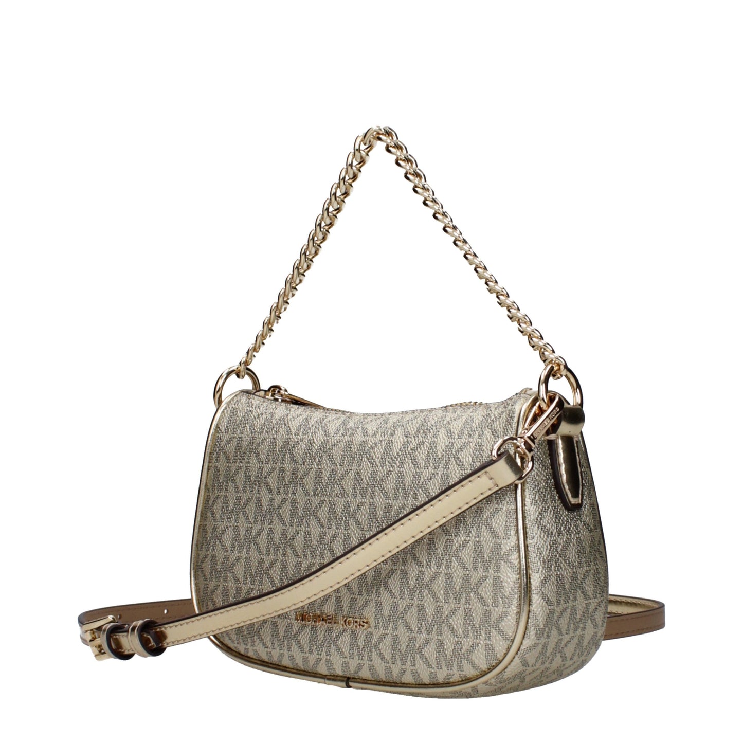 Borsa Michael Kors in tessuto dorato