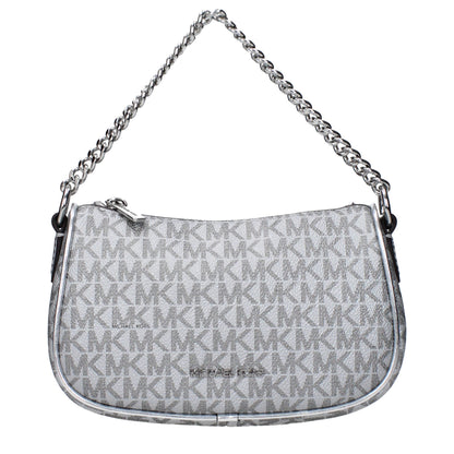 Borsa Michael Kors in tessuto grigio