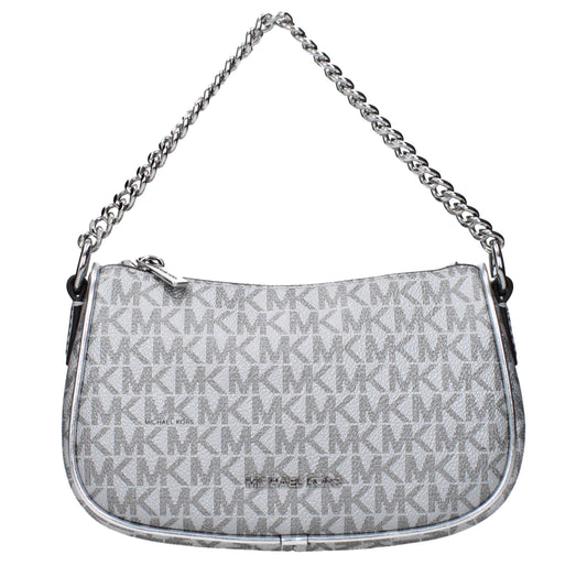 Borsa Michael Kors in tessuto grigio