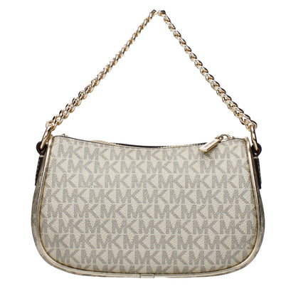 Borsa Michael Kors in tessuto dorato